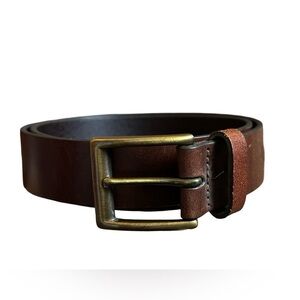 DOCKERS GENUINE LEATHER Brown JEAN BELT Men’s Size 34.